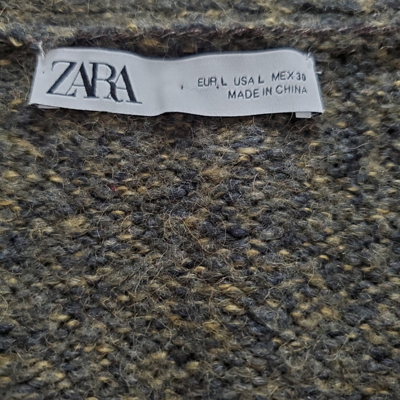 Women's Brown Button-Up Sweater - Picture 5 of 12